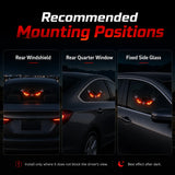 Recommended car window mounting positions