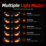 Evil Eyes steady and animated light modes