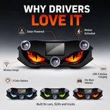 Generation 2 solar motion-activated Demon Eyes product features